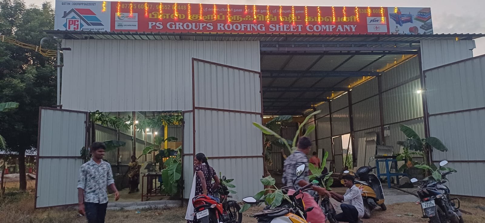 Commercial Structural Rafter Erection